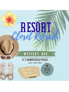Resort/Summer vacation closet refresh personal curated mystery box just for you!